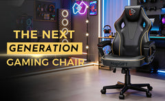 HapGIFT Office Chair, Home Office Chair with Link Armrest, Height Adjustable Computer Chair, Ergonomic PC Work Chair for Adul